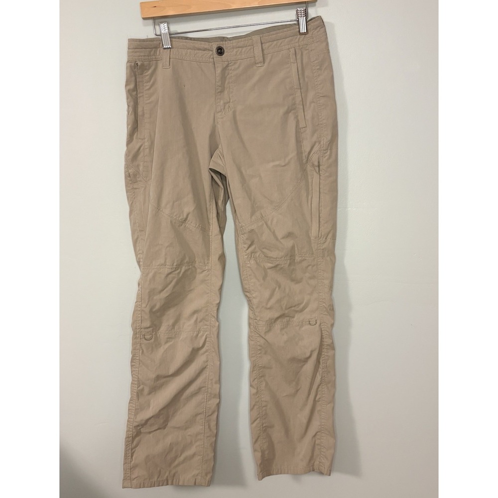Kuhl Pants‎ Womens Beige #6279 Cargo Roll Up Gorpcore Outdoor Hiking 8 Short